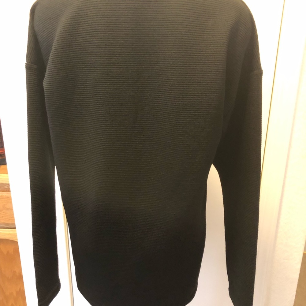 Rubbed detail oversized shirt